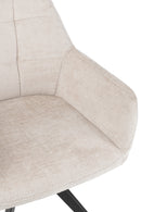 Chair Louna Iron/Acrylic Ivory