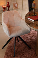 Chair Louna Iron/Acrylic Ivory