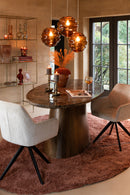 Chair Louna Iron/Acrylic Ivory