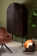 Chair Louna Iron/Acrylic Brown