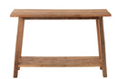 Console Square Recycled Wood Natural