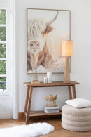 Console Square Recycled Wood Natural