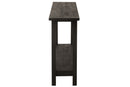 Console Square Mango Wood Black