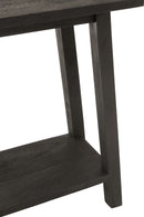 Console Square Mango Wood Black