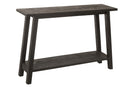 Console Square Mango Wood Black