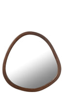 Miroir Whisp en bois de manguier/MDF marron grand format