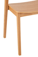 Chair Laga Oak Wood/Metal Black