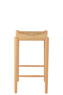 Bar Chair Orient Beech Wood/Rope Natural
