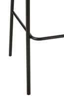 Bar Chair Lone Ply Wood/Metal Brown/Beige