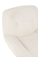 Lounge Chair Chill Metal/Plywood Cream/Silver