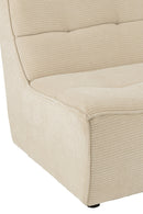 Sofa Grid Poplar Wood/Foam Beige