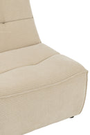 Sofa Grid Poplar Wood/Foam Beige