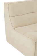Sofa Grid Poplar Wood/Foam Beige
