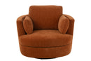 Chair Swivel Poplar Wood/Foam Rusty