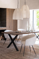 Chair Wales Steel/Foam Ivory