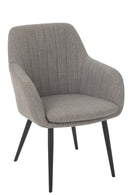 Chair Miles Steel/Foam Grey