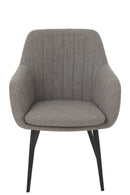 Chair Miles Steel/Foam Grey