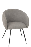 Chair Wales Steel/Foam Grey