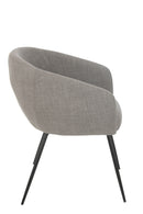 Chair Wales Steel/Foam Grey