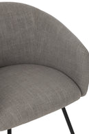 Chair Wales Steel/Foam Grey