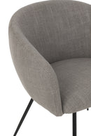 Chair Wales Steel/Foam Grey