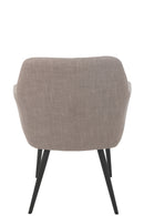 Chair Miles Steel/Foam Taupe