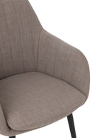 Chair Miles Steel/Foam Taupe