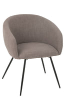 Chair Wales Steel/Foam Taupe