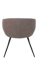 Chair Wales Steel/Foam Taupe