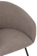 Chair Wales Steel/Foam Taupe