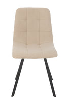 Dining Chair Clark Metal/Polyester White
