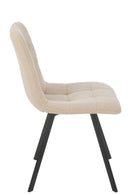 Dining Chair Clark Metal/Polyester White
