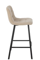 Bar Chair Kent Metal/Polyester White