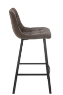 Bar Chair Kent Metal/Polyester Brown