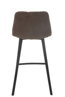 Bar Chair Kent Metal/Polyester Brown