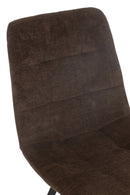 Dining Chair Clark Metal/Polyester Brown