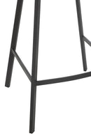 Bar Chair Kent Metal/Polyester Brown - Majorr