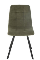 Dining Chair Clark Metal/Polyester Green