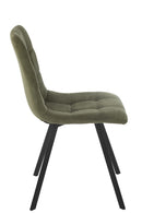 Dining Chair Clark Metal/Polyester Green