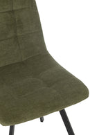 Dining Chair Clark Metal/Polyester Green