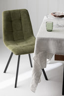 Dining Chair Clark Metal/Polyester Green