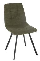 Dining Chair Clark Metal/Polyester Green