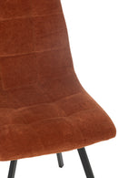Dining Chair Clark Metal/Polyester Rust