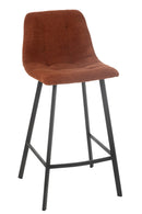 Bar Chair Kent Metal/Polyester Rust - Majorr