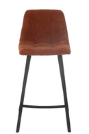 Bar Chair Kent Metal/Polyester Rust - Majorr