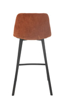 Bar Chair Kent Metal/Polyester Rust - Majorr