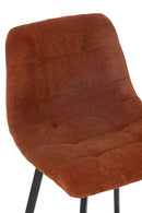 Bar Chair Kent Metal/Polyester Rust - Majorr