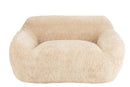 Canapé Shearl Polyester Crème Grand
