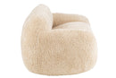 Canapé Shearl Polyester Crème Grand
