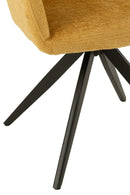 Chair Louna Iron/Acrylic Ochre